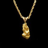 GOLD NUGGET PENDANT